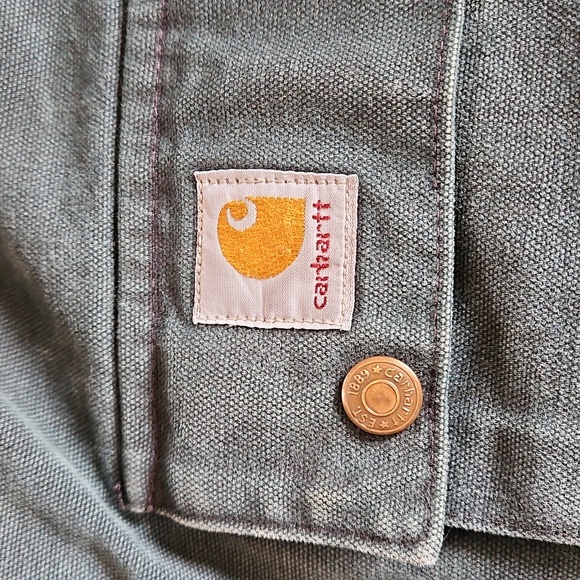 Vintage 90's Carharrt Duck Cape, Duster, Barn Coat Size XXL - Picture 13 of 13